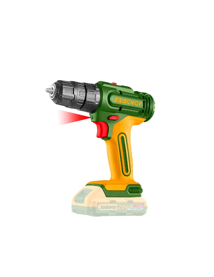 Taladro 20V 1500rpm con bateria 1,5A con cargador Jadever